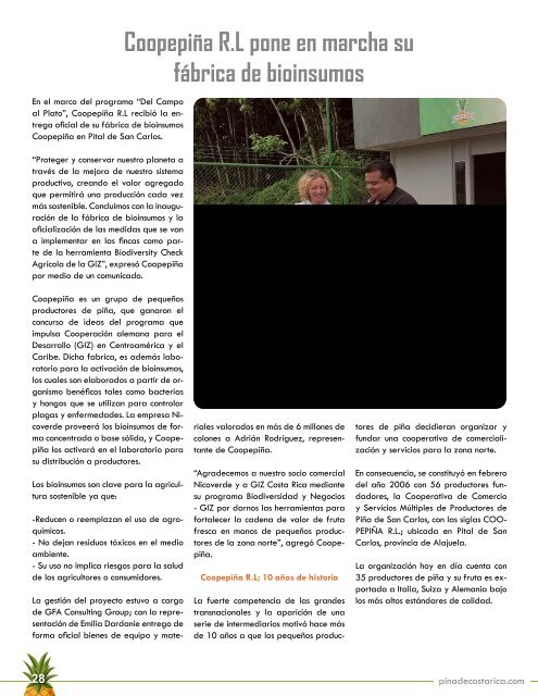 Revista Piña de Costa Rica Edición 41