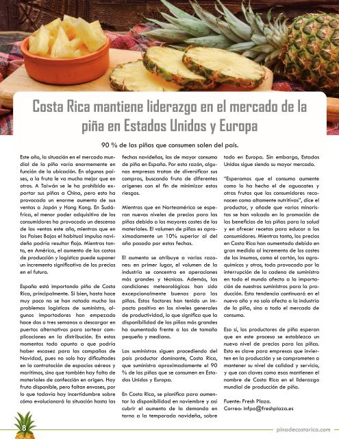 Revista Piña de Costa Rica Edición 41
