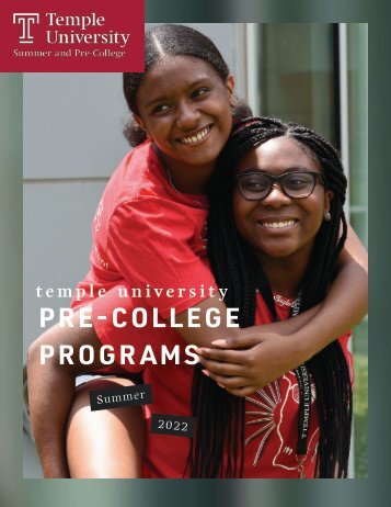 Temple University Pre-College Programs 2022