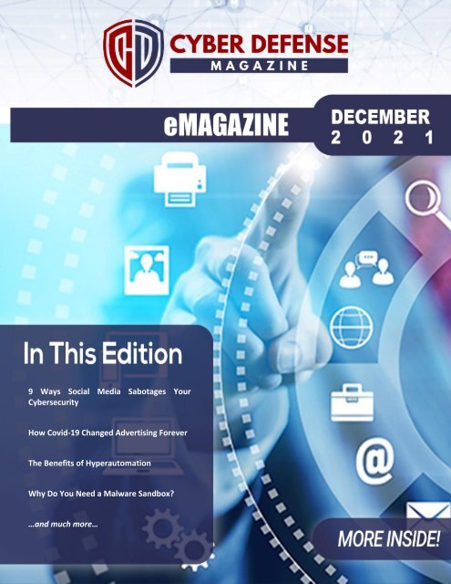 Cyber Defense eMagazine December Edition for 2021