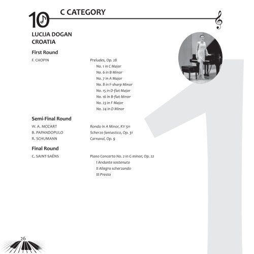 10th Isidor Bajic Piamo Memorial Catalogue