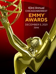 63rd Chicago/Midwest Regional Emmy Awards Program Book
