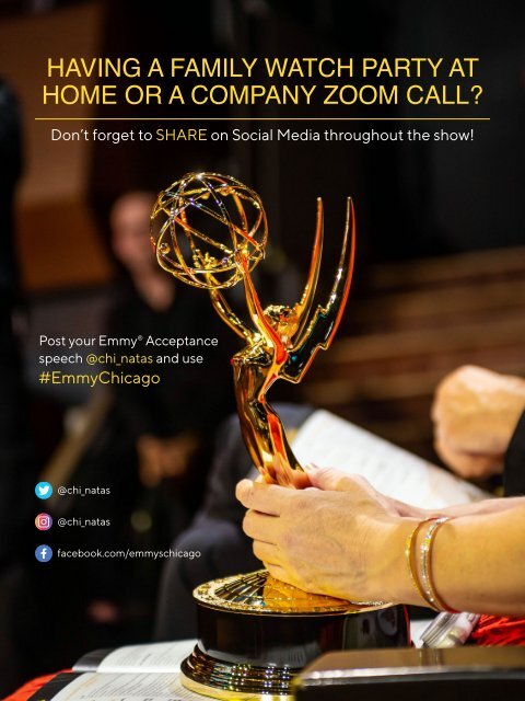 63rd Chicago/Midwest Regional Emmy Awards Program Book (2021)