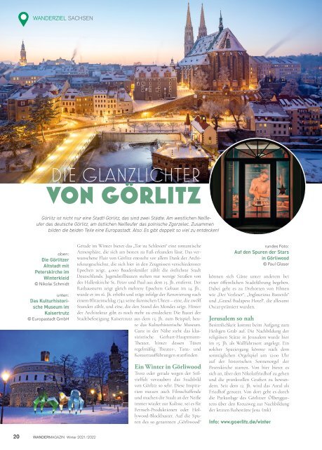 Sachsen – Wandermagazin 213