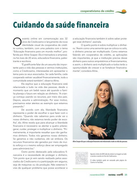 Revista Coamo edição Novembro de 2021