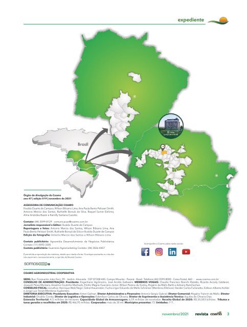 Revista Coamo edição Novembro de 2021