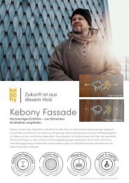 Kebony Fassadenprodukte