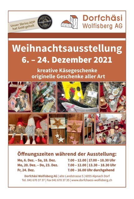 Aktuell Obwalden | KW49 | 9. Dezember 2021