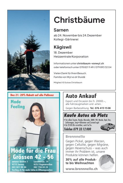 Aktuell Obwalden | KW49 | 9. Dezember 2021