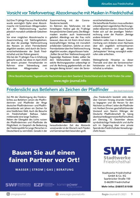 Regio-Journal 01/2021