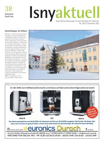 Isny Aktuell 08.12.2021