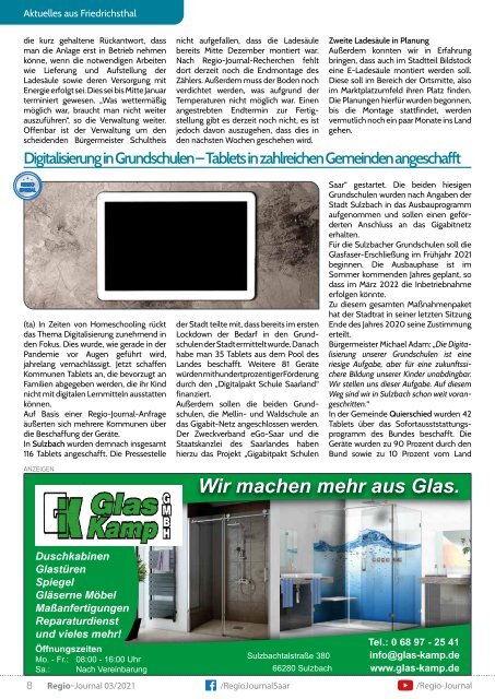 Regio-Journal 03/2021