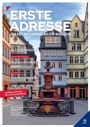 ERA® WohnHausImmobilien Theiler, Immobilienmagazin ERSTE ADRESSE Herbst/Winter 2021