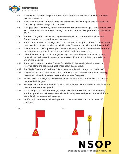 National Standard Operating Procedures - Jul 2022