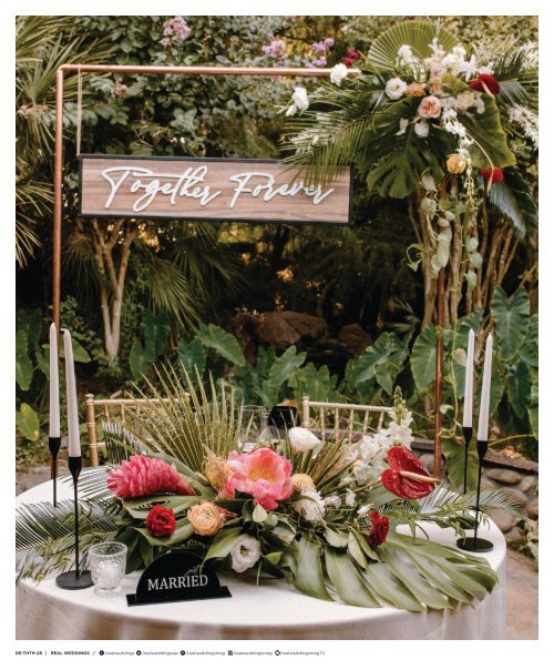 Real Weddings Magazine's To Have and To Hold-A Decor Inspiration Shoot-THE REST OF THE STORY