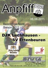 Anpfiff vom 06.08.2011 - DJK Lechhausen