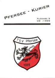 Vereinsheft 2 - TSV-Pfersee