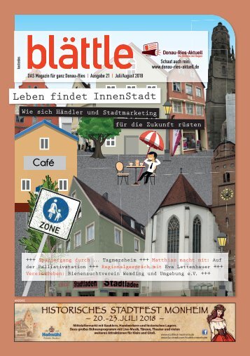 blaettle 21 - Juli August 2018