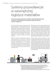 Systemy przywoławcze w wewnętrznej logistyce materiałów