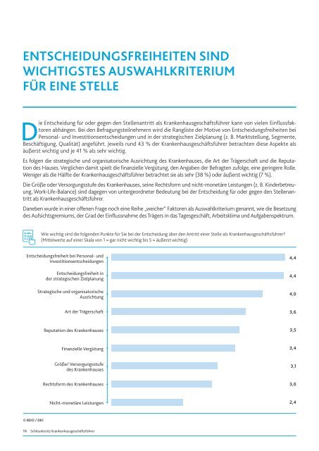 BDO/DKI-Studie 2021: Schleudersitz Krankenhausgeschäftsführer