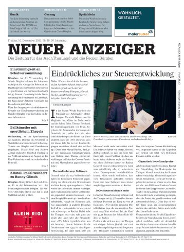 Neuer Anzeiger 10. Dezember 2021