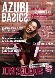 Azubi Basics Ausbildungs-Wissensmagazin Mittelfranken 2021/22