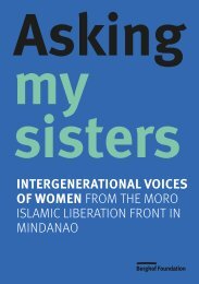 Asking my sisters: Intergenerational voices of women from the Moro Islamic Liberation Front in Mindanao