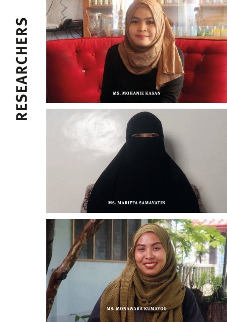 Asking my sisters: Intergenerational voices of women from the Moro Islamic Liberation Front in Mindanao