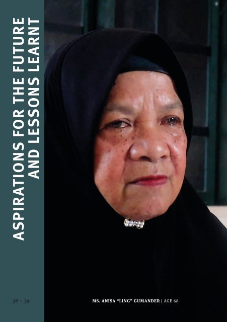 Asking my sisters: Intergenerational voices of women from the Moro Islamic Liberation Front in Mindanao