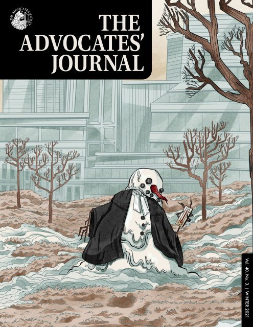 The Advocates' Journal - Winter 2021