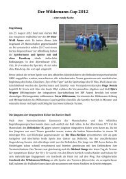 Der Wildemann-Cup 2012 - SV Blau-Weiß Aasee eV