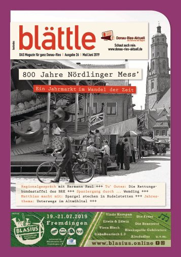 blaettle 26 - Mai Juni 2019