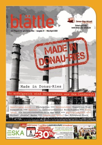 blaettle 31 - März April 2020