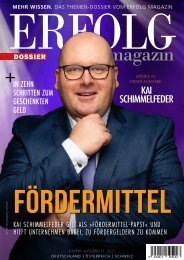 ERFOLG Magazin Dossier 17: Kai Schimmelfeder