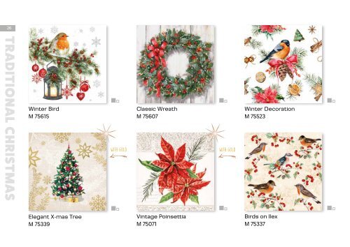 NOUVEAU paper napkins |Autumn Xmas Supplement 2022