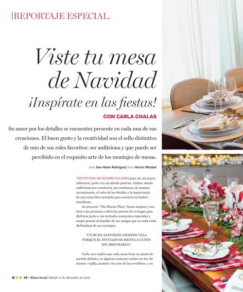 Ritmo Social Diciembre 2021 Portada ATENAS HERNANDEZ