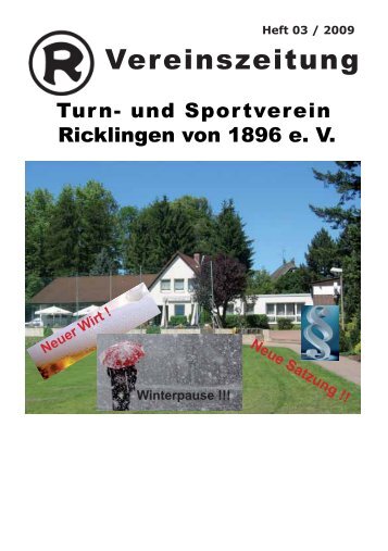 Neuer Wirt - TuS Ricklingen von 1896 eV