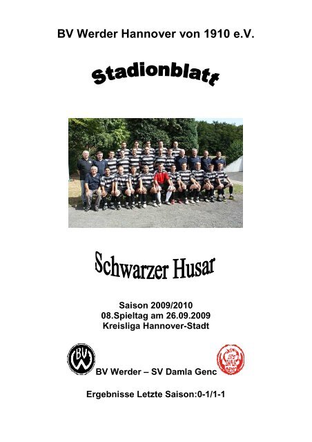 Husar Saison SV Damla Genc - BV Werder Hannover