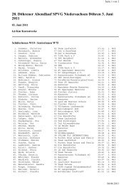 28. Döhrener Abendlauf SPVG Niedersachsen Döhren 3. Juni 2011