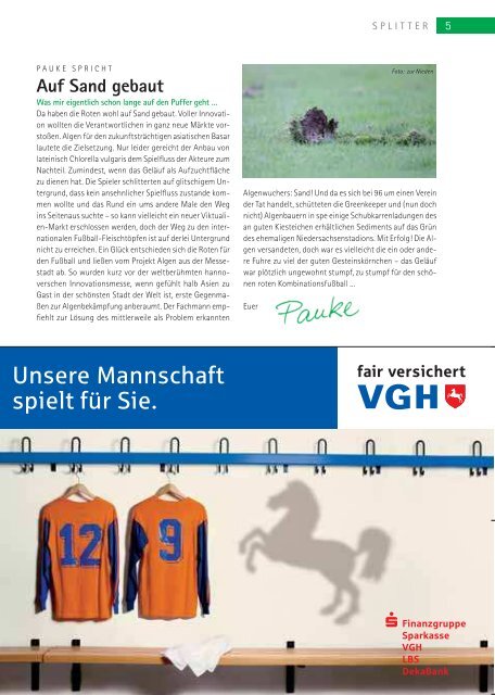 Hockey in Hannover - das hannoversche sportmagazin