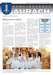 Bürgermeister-Brief - Aurach bei Kitzbühel