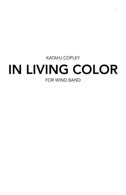 In Living Color Band 2021 EDITED - Full Score