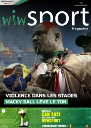 wiwsport Magazine n°21 - 09 décembre 2021