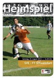 SVE – FT Schweinfurt - SV Erlenbach 1919 eV