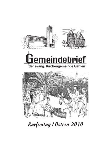 Anschriften - Herzlich willkommen bei der Ev. Kirchengemeinde ...