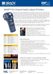 BMP™21 Hand-held Label Printer - Mulder Hardenberg