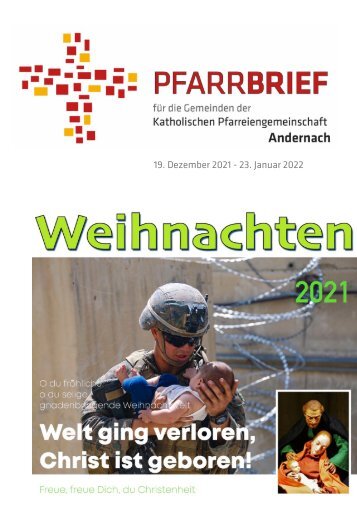 Weihnachtspfarrbrief 2021