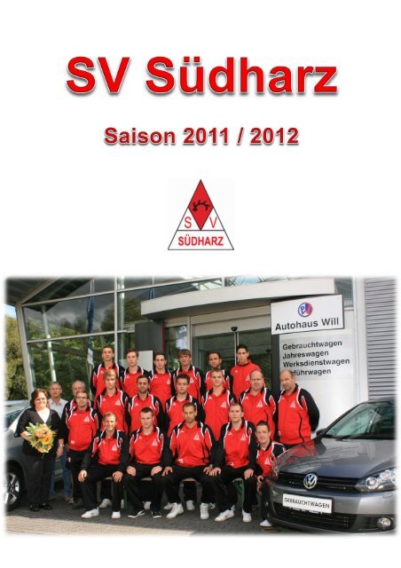 Abschlußzeitung 1. Mannschaft 2011/2012 - SV Südharz