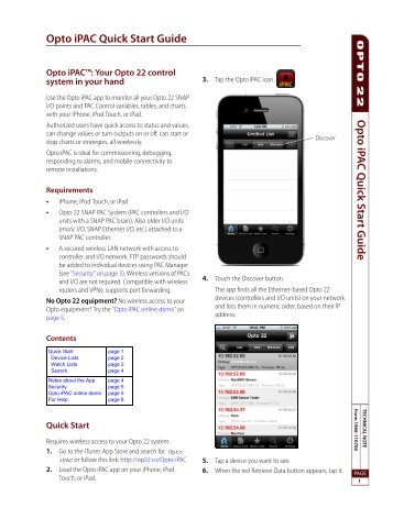 Opto iPAC Quick Start Guide - Mulder Hardenberg