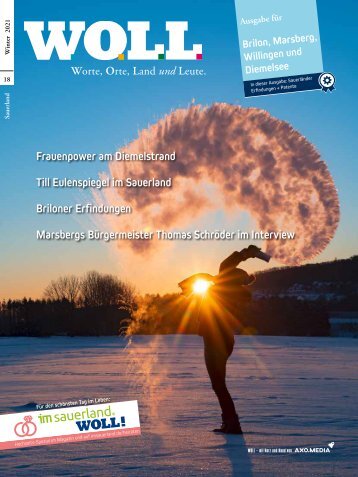 WOLL Magazin 2021.4 Winter I Brilon, Marsberg, Willingen und Diemelsee